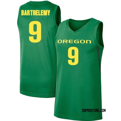 Men's Keeshawn Barthelemy Oregon Ducks Replica Basketball Jersey - Green